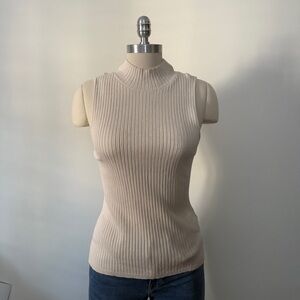 Madewell Rib Knit Mock Neck Tank